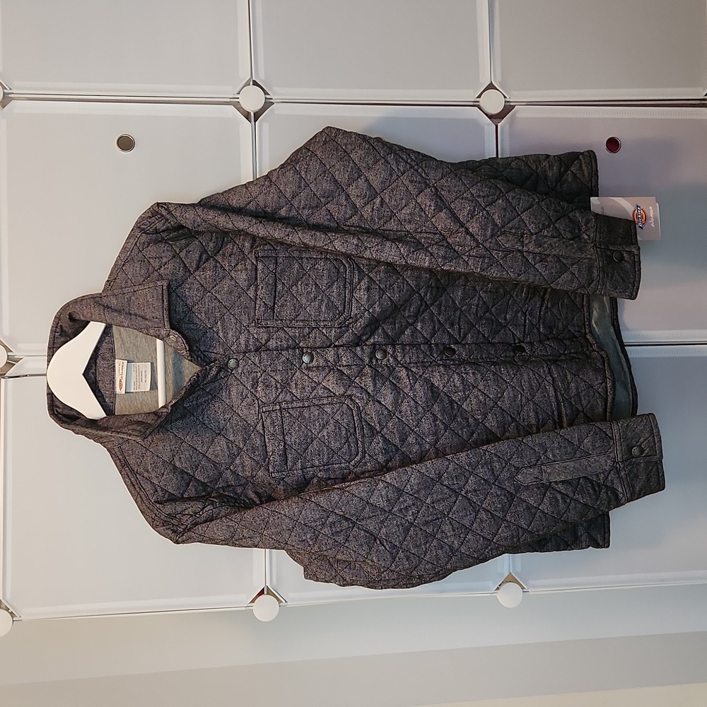 Dickies Womens Quilted Flannel Shirt Jacket